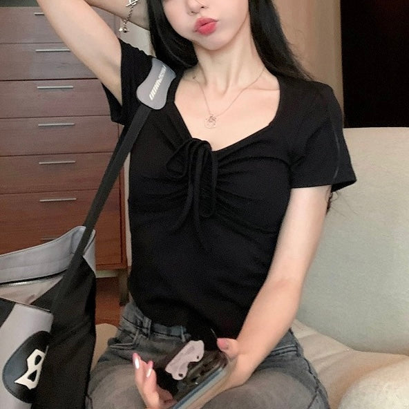 フロントリボン シャーリングTシャツ SS-000377