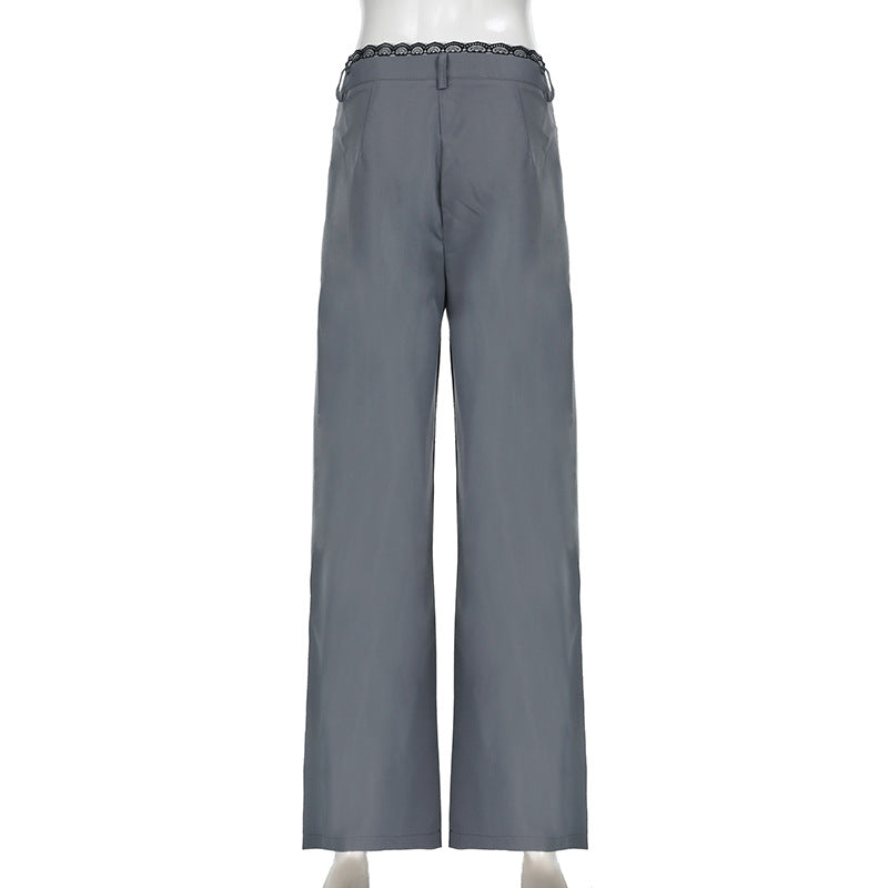 タックワイドスラックスパンツ ゆるっとお洒落な抜け感パンツ SS-000293