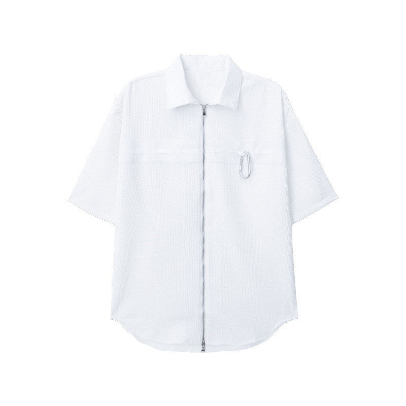 【2color】モノトーンベーシックシャツSS-000159
