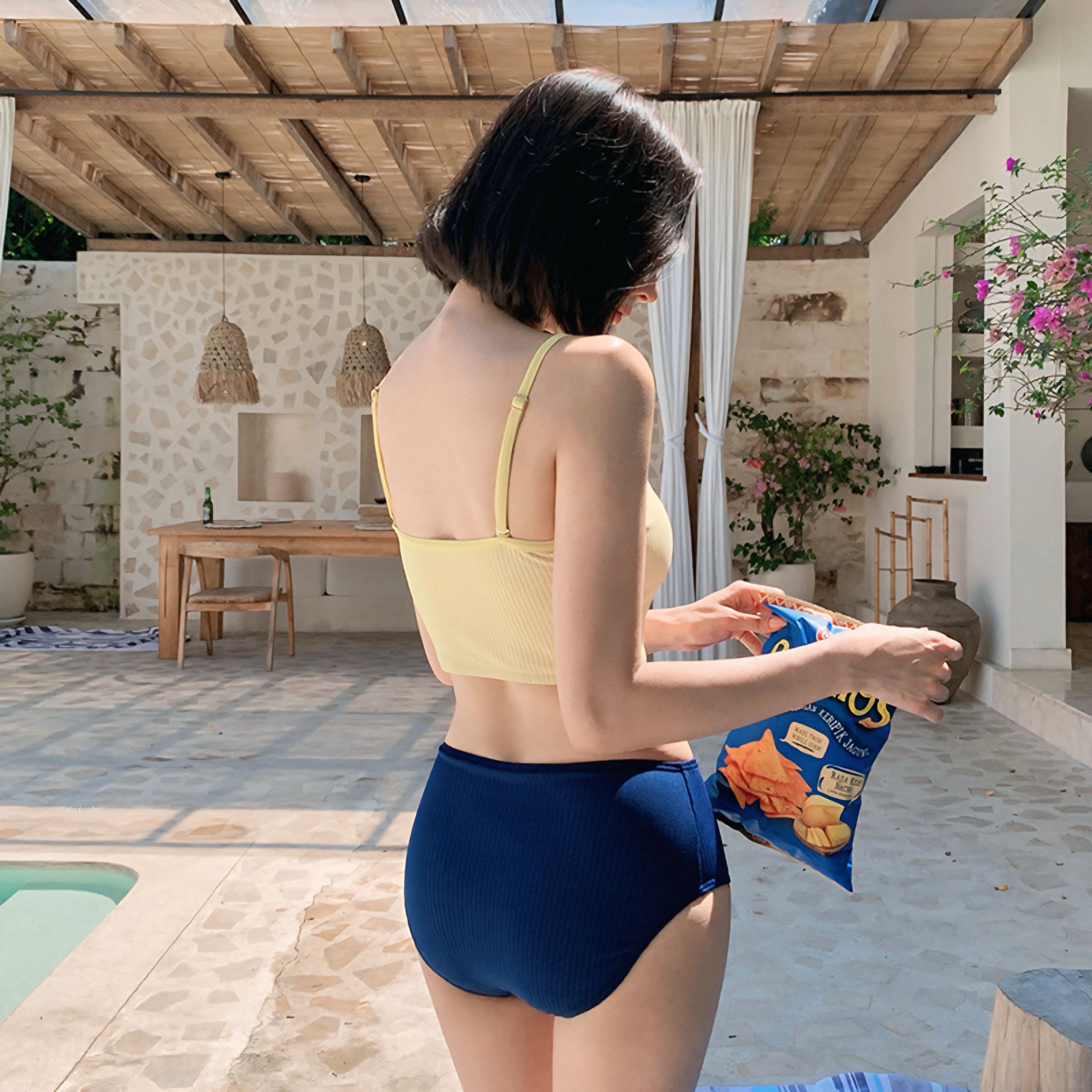 【2color】Soft Color Tank Bikini SS-000060