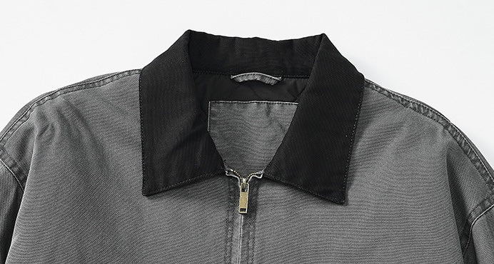 襟切り替えデニムジャケット SS-000721