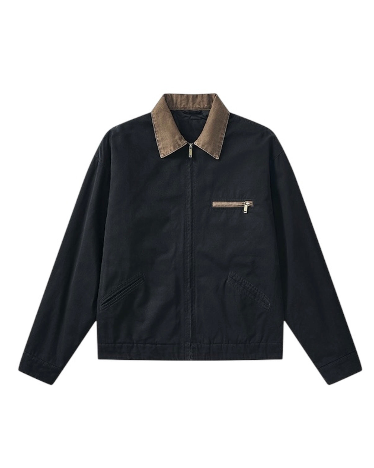 襟切り替えデニムジャケット SS-000721