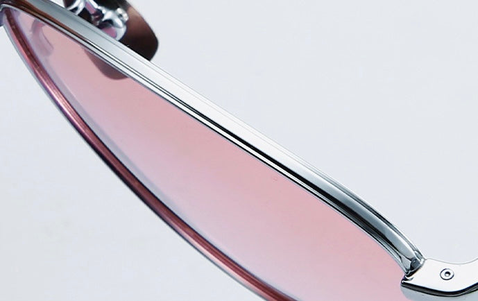 【4color】Oval Metal Frame Sunglasses SS-000012