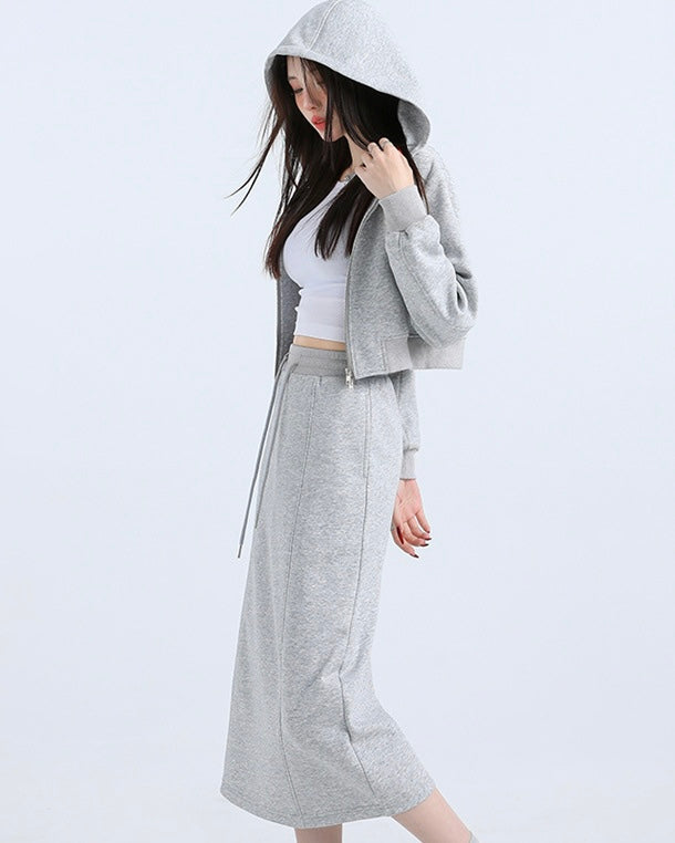 【CITY. SETUP】(セットアップ) スウェットフーディ&スカート SS-000574