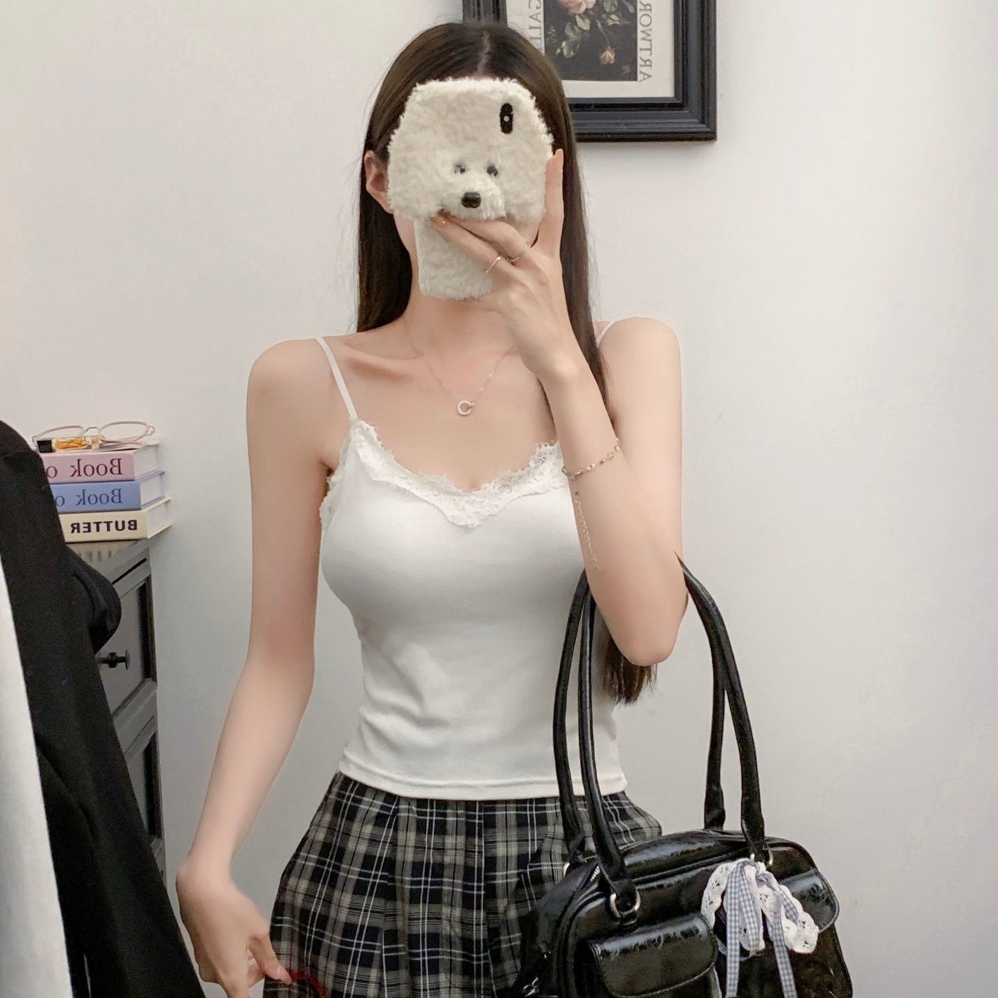 レースキャミソール タンクトップ SS-000383