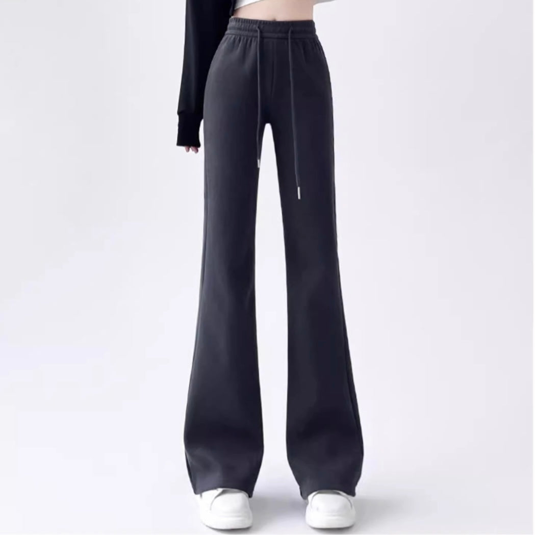 美脚フレアスウェットパンツ スタイルアップする楽ちんスウェット SS-000292