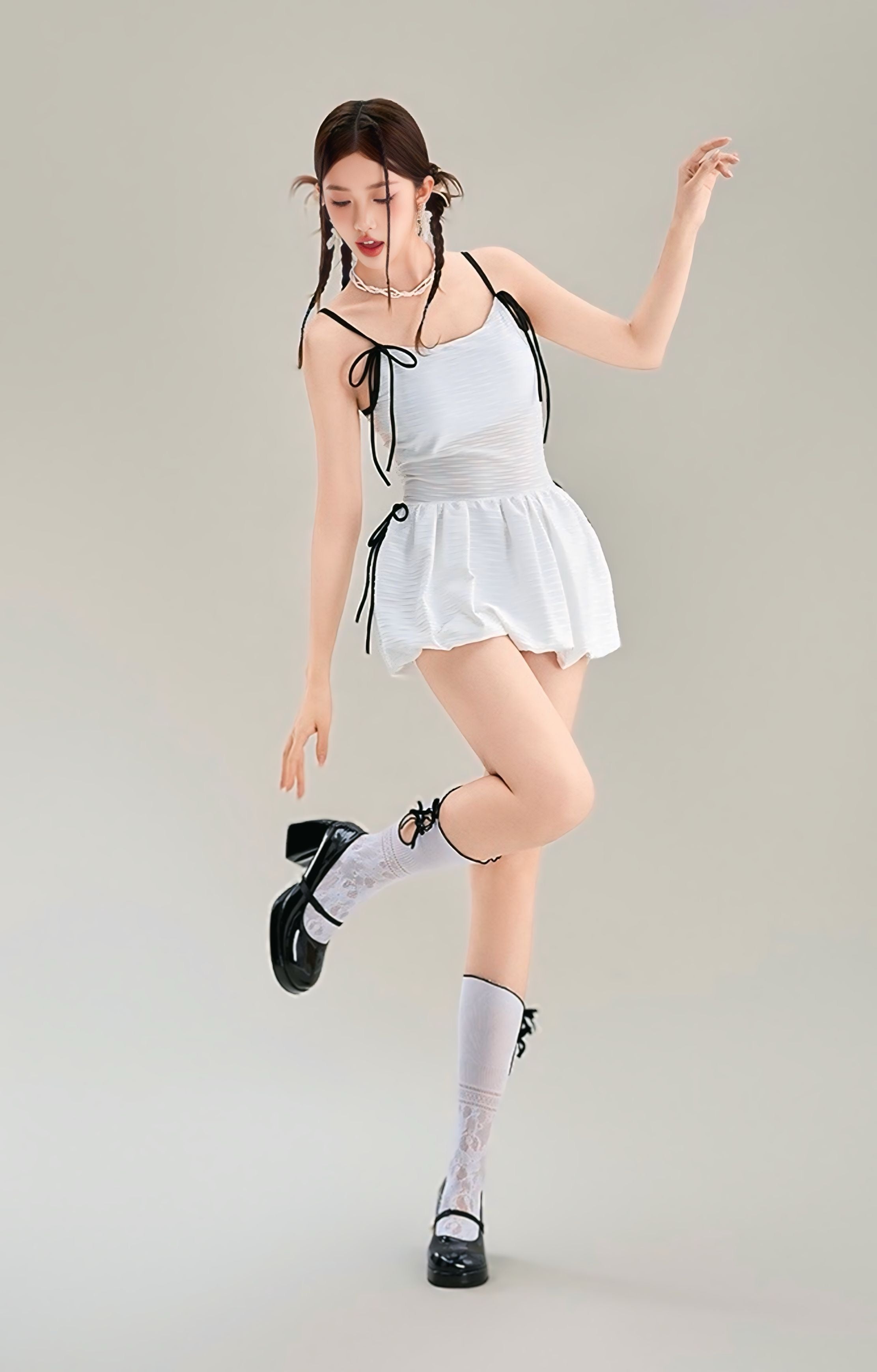 【2color】トレンド大人気 キャミワンピスイムウェアSS-000089