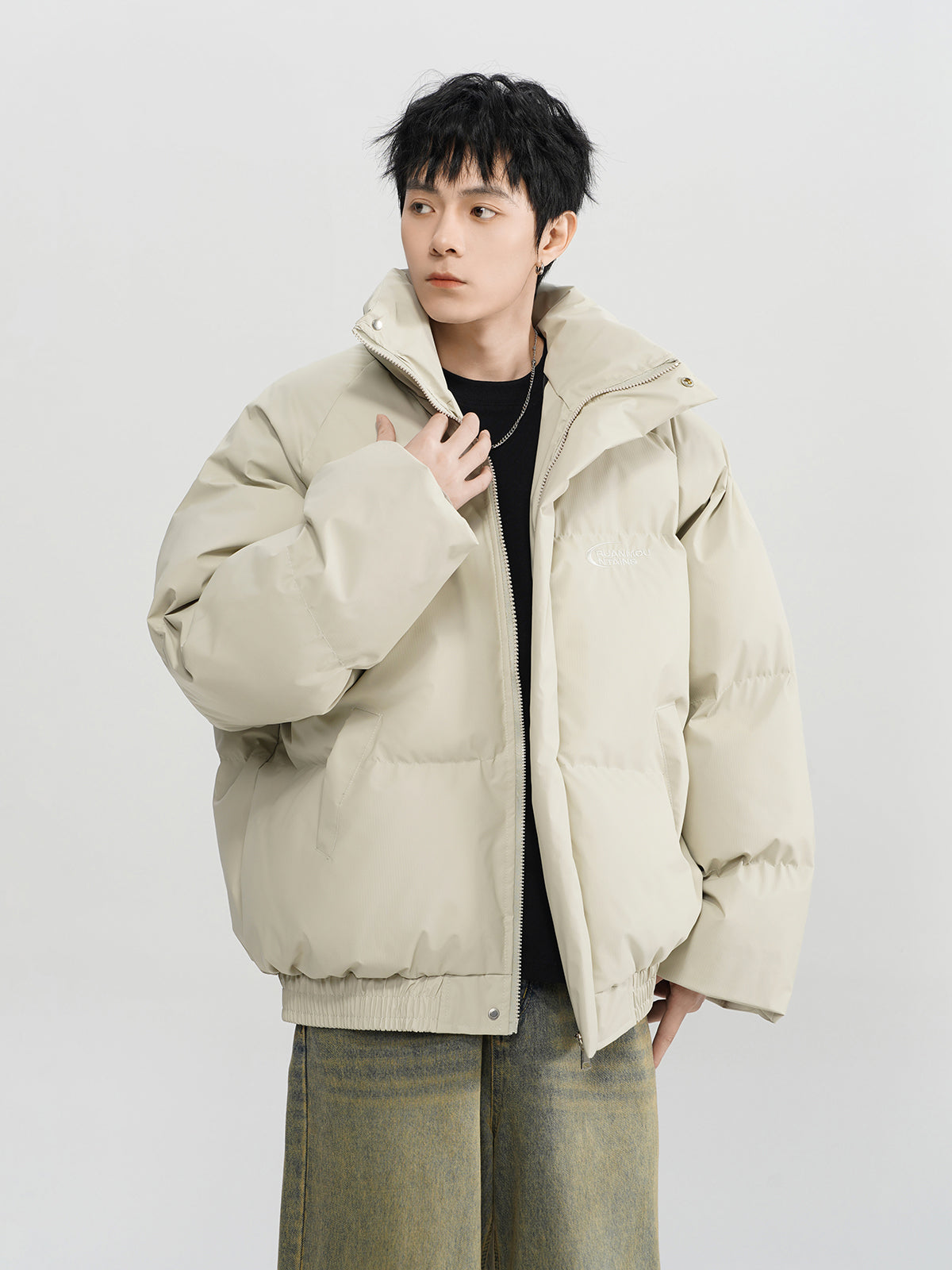 バックロゴショートダウンジャケット SS-000693