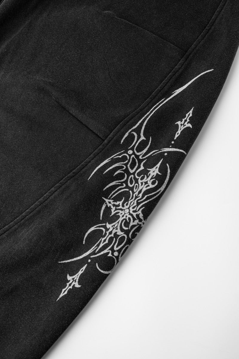 グラフィックワイドスウェットパンツ SS-000710