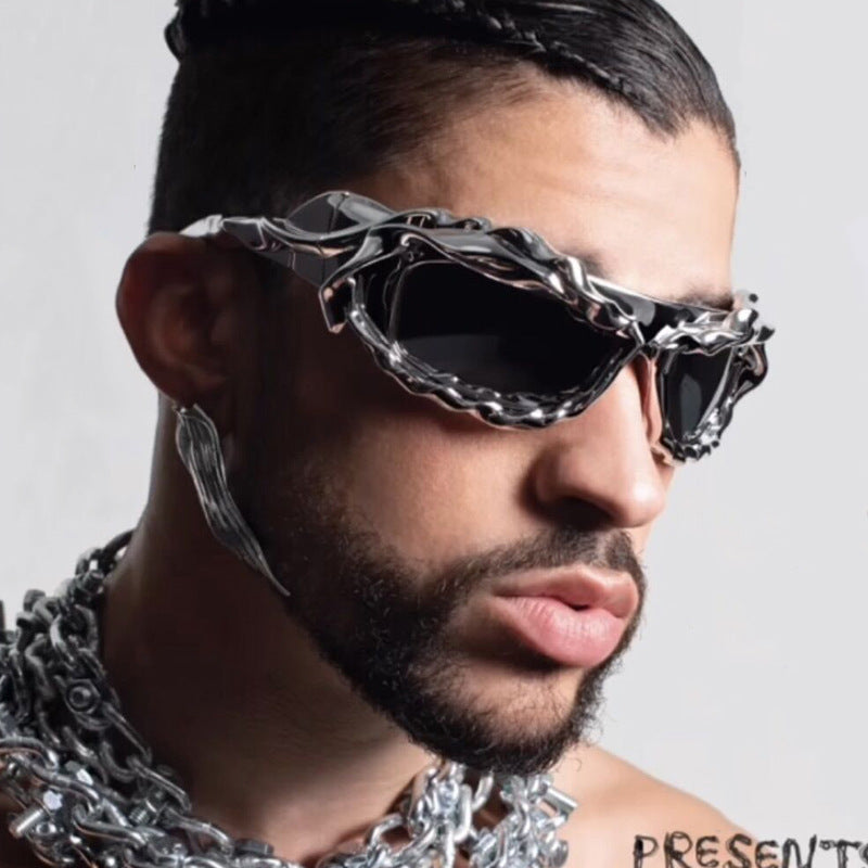 【3color】Braided Frame Statement Sunglasses SS-000014