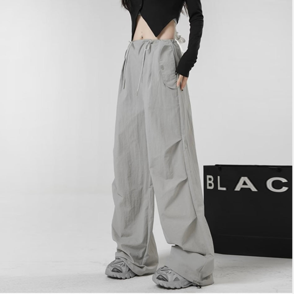 【3color】ドロスト付きカーゴパンツ|楽ちん&脚長見え SS-000263