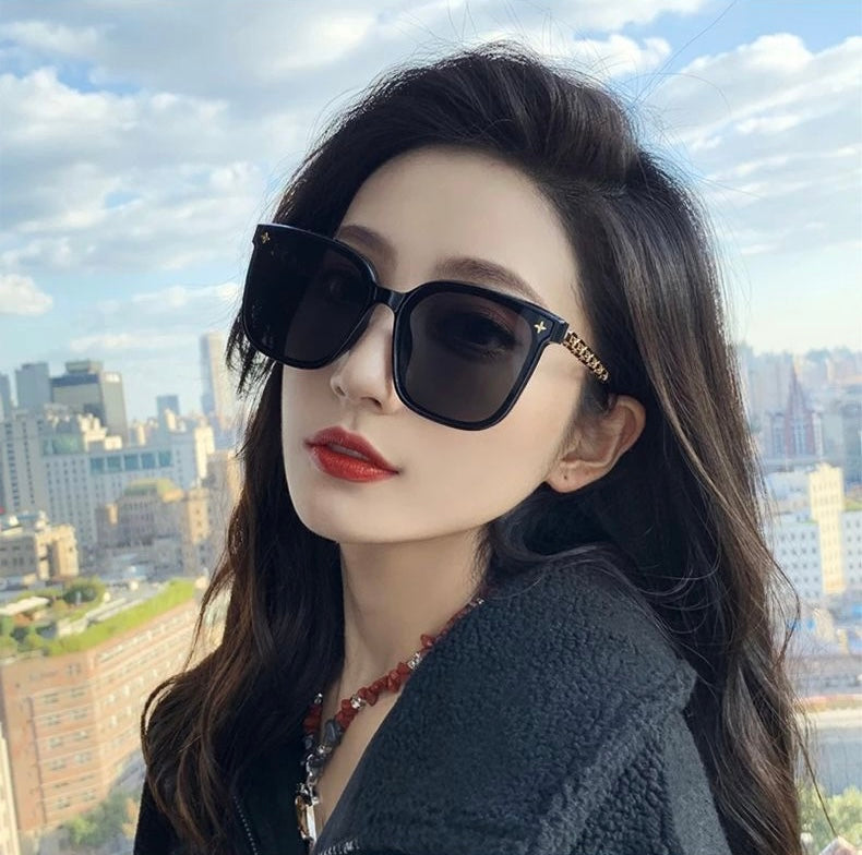Chain Temple Square Sunglasses SS-000005