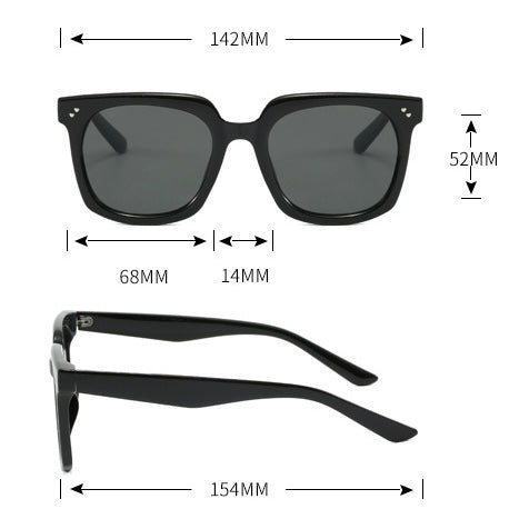 【3color】Timeless Square Frame Glasses SS-000018