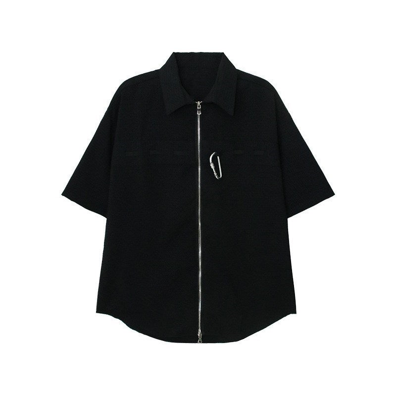 【2color】モノトーンベーシックシャツSS-000159