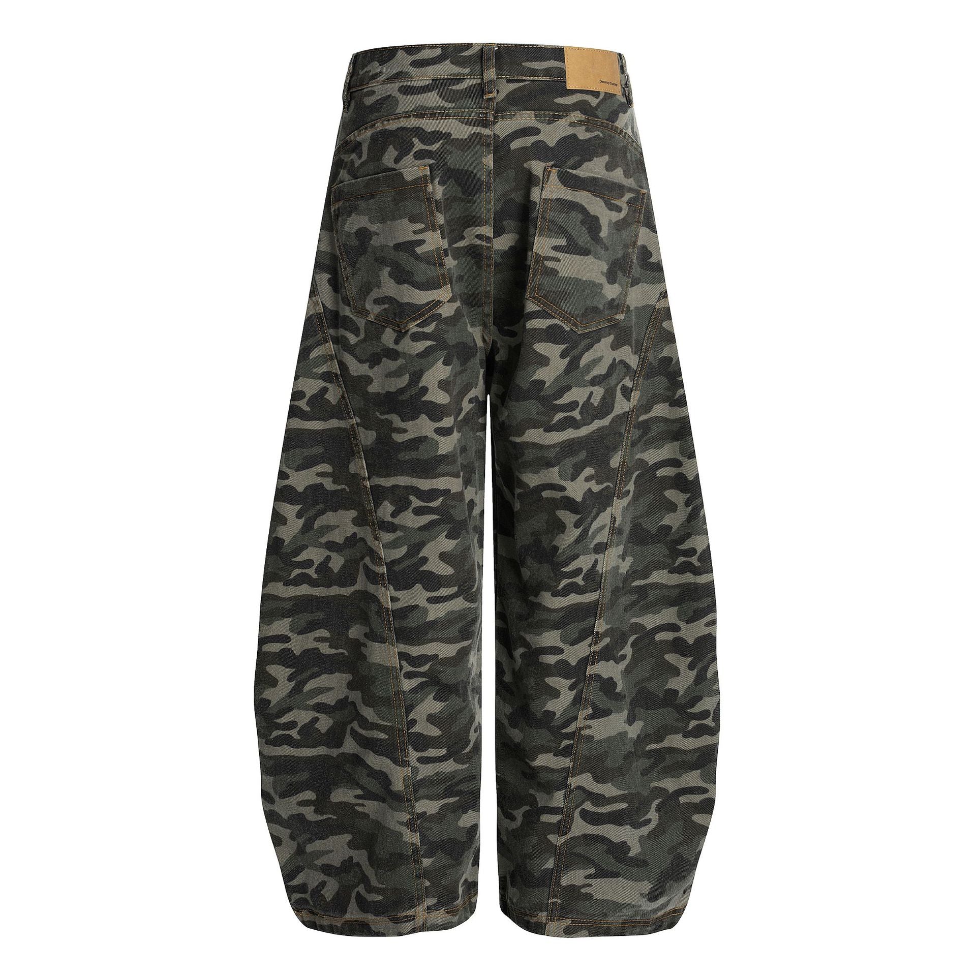 カモフラージュ ワイドパンツ メンズ レディース ユニセックス SS-000320