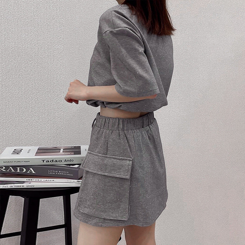 グレー 2点セットアップ SS-000469