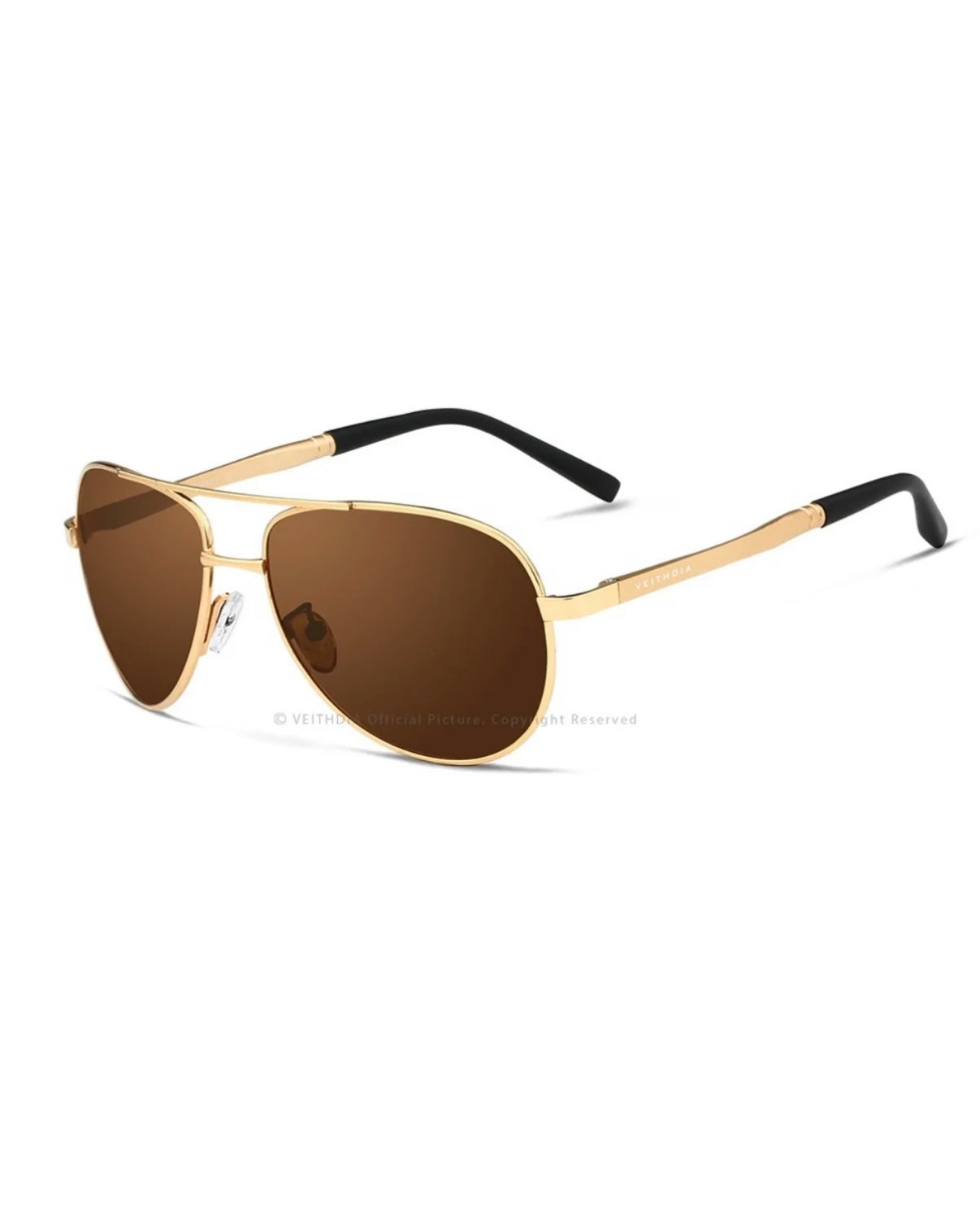 【3color】Aviator Style Metal Sunglasses SS-000026