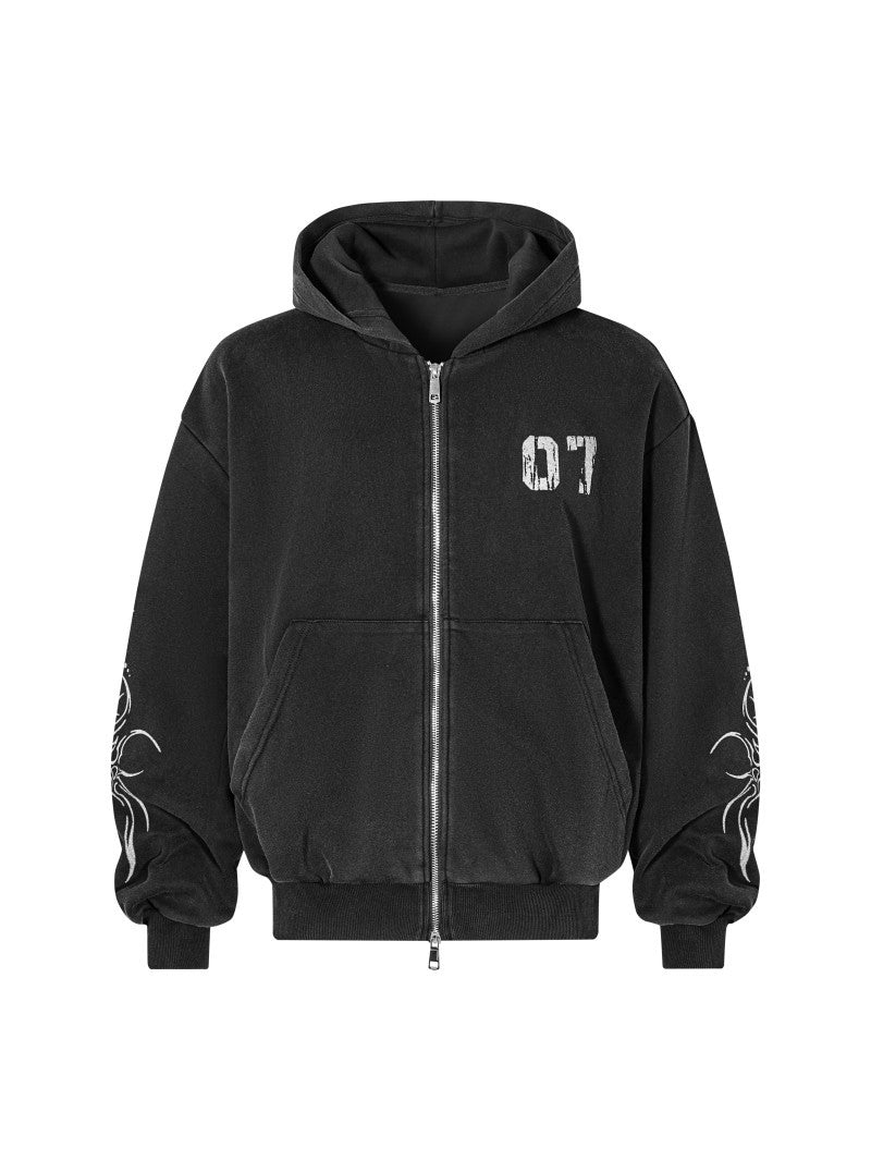 グラフィックジップパーカー SS-000709