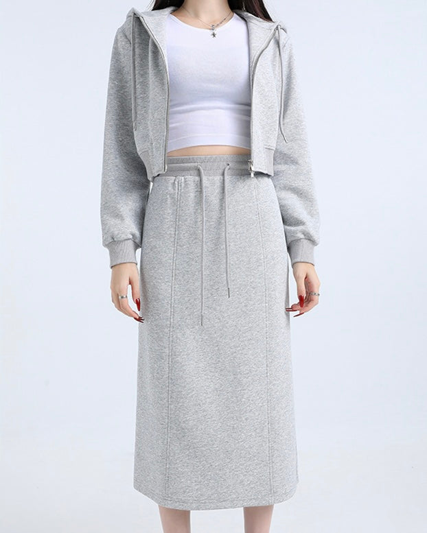 【CITY. SETUP】(セットアップ) スウェットフーディ&スカート SS-000574