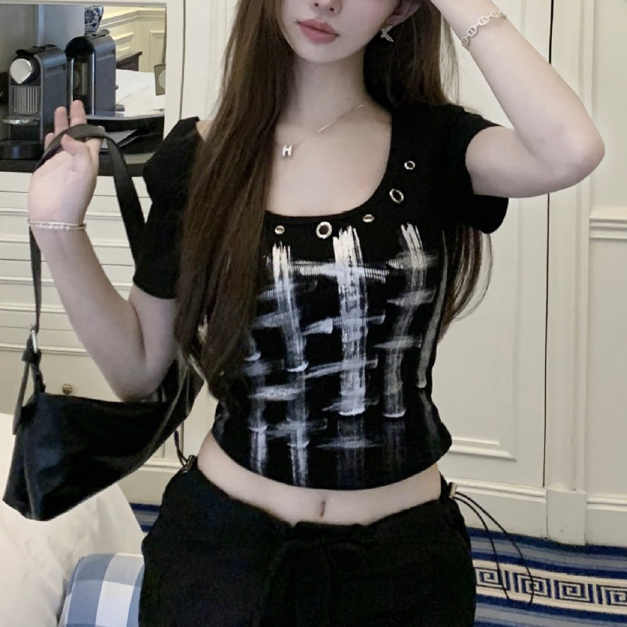 韓国風 ストリート風 Tシャツ SS-000391
