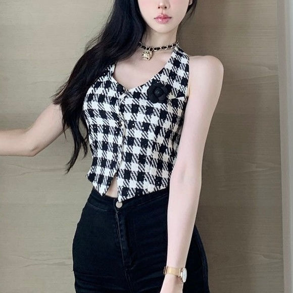 チェック柄ベスト 
SS-000411