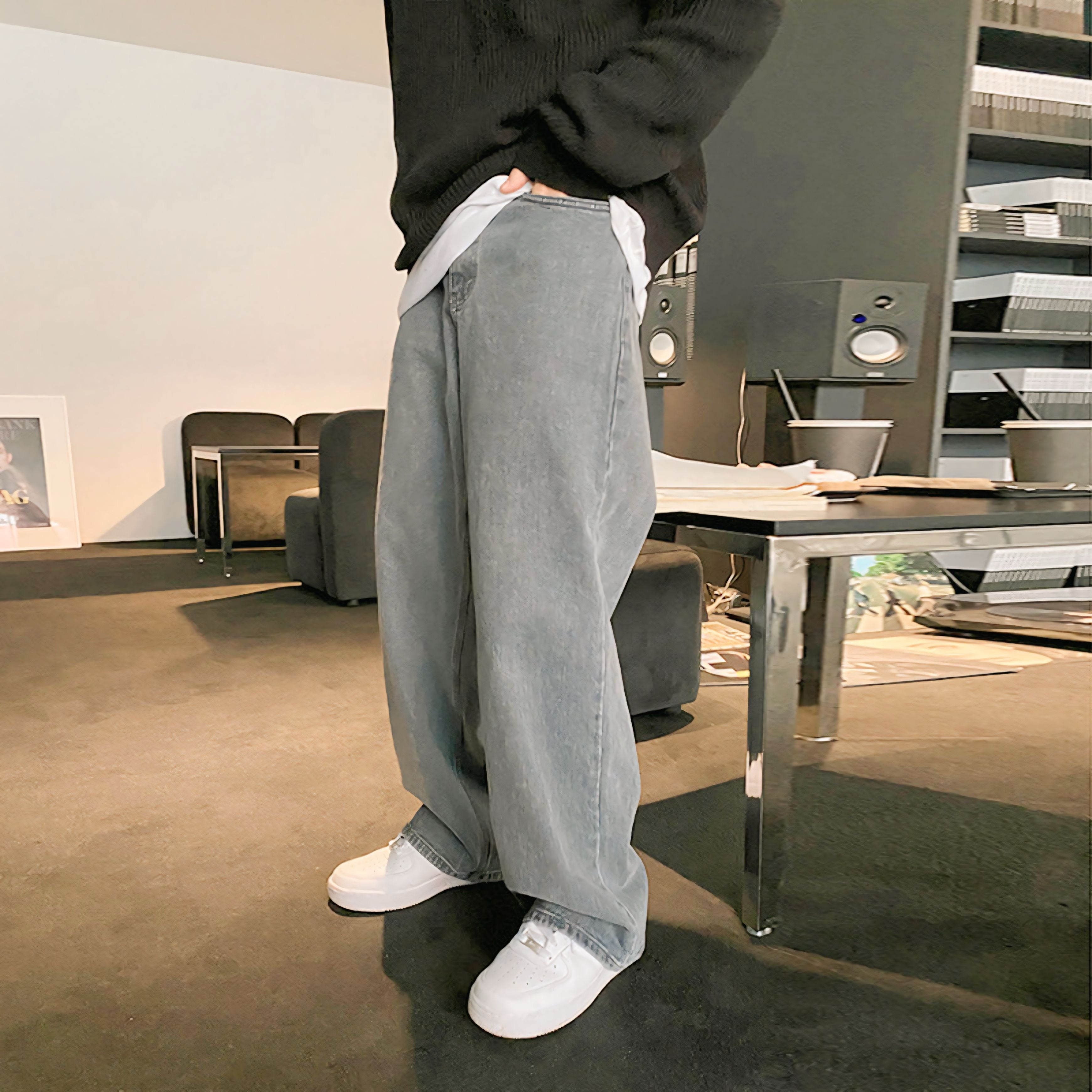 【2color】リラックスフィット デニムジーンズ SS-000156