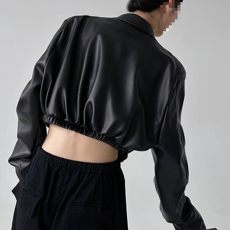 クロップド ライダース風ジャケット SS-000597