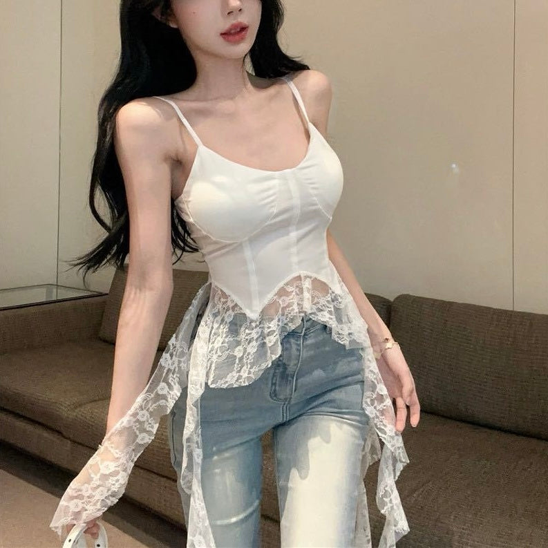 セクシー フリルレース キャミトップス SS-000376