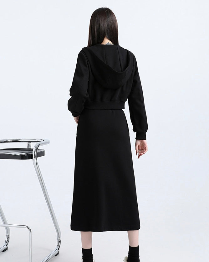 【CITY. SETUP】(セットアップ) スウェットフーディ&スカート SS-000574