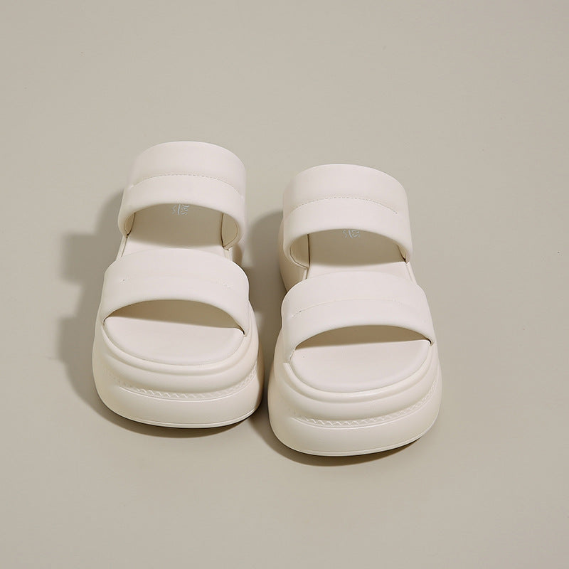 【3color】厚底ボリュームダブルベルトサンダル SS-000118