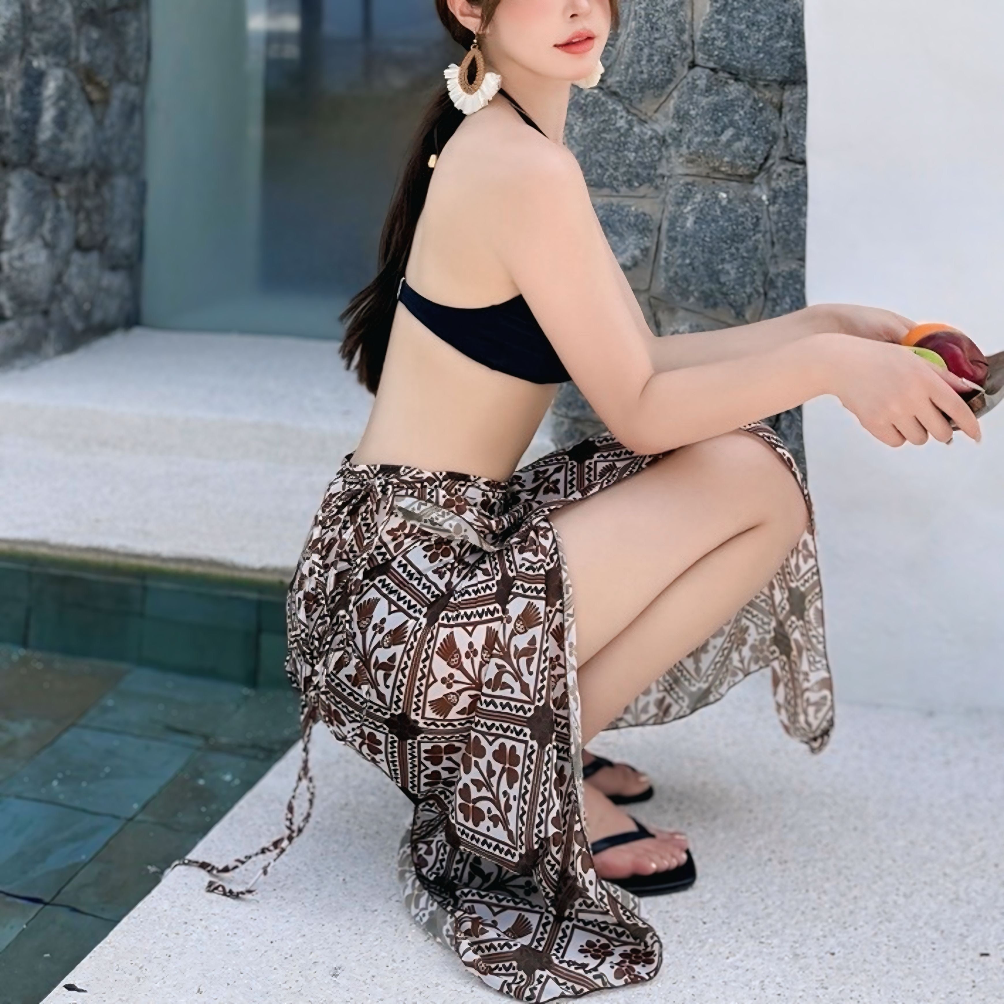 【スカートset】2wayバンドゥビキニ SS-000092