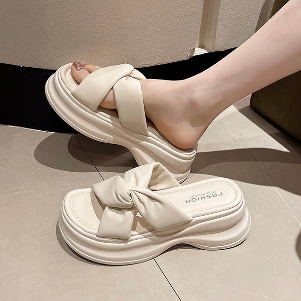 【4color】トレンド厚底クロスサンダル SS-000117