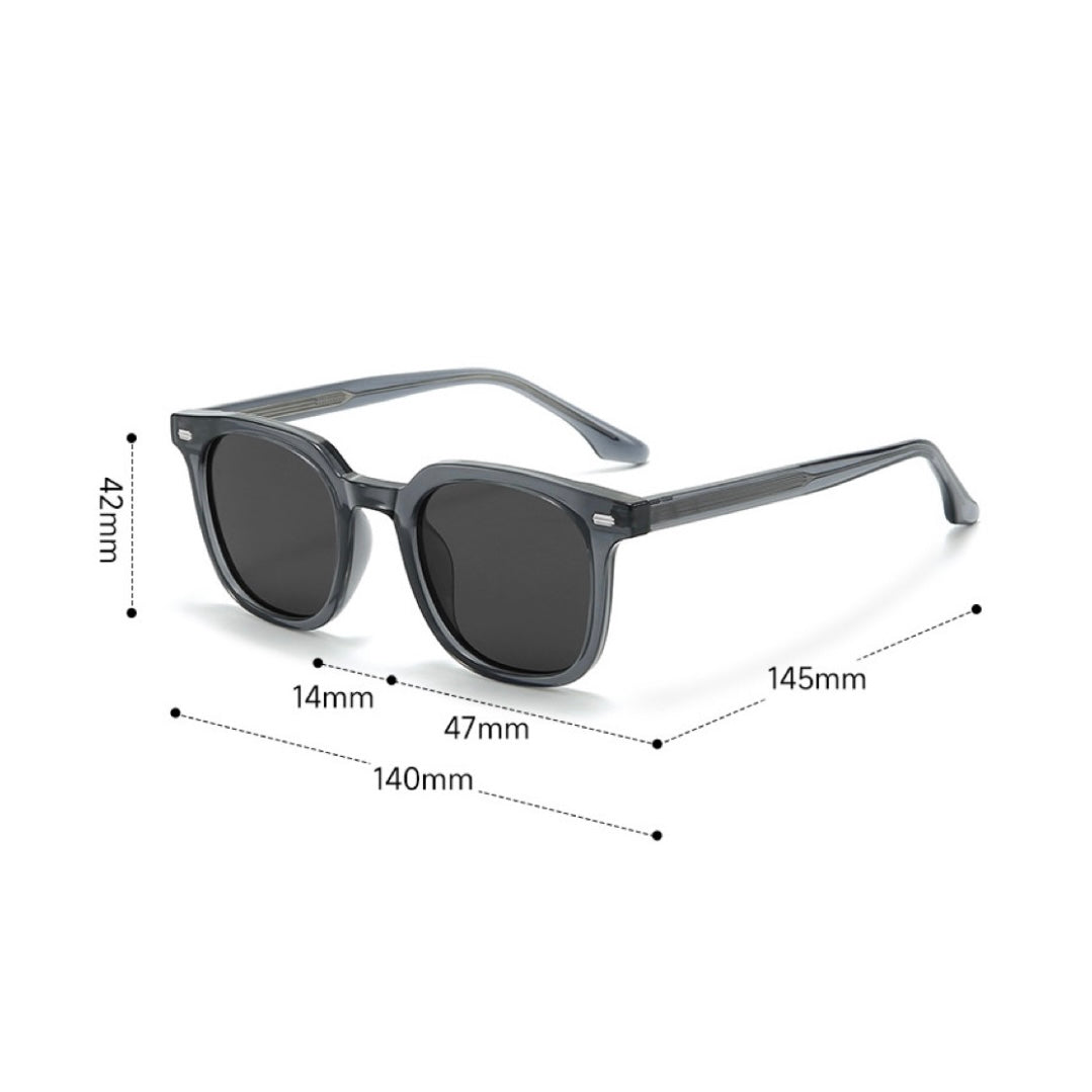 【3color】UV Protection Retro Square Sunglasses SS-000006