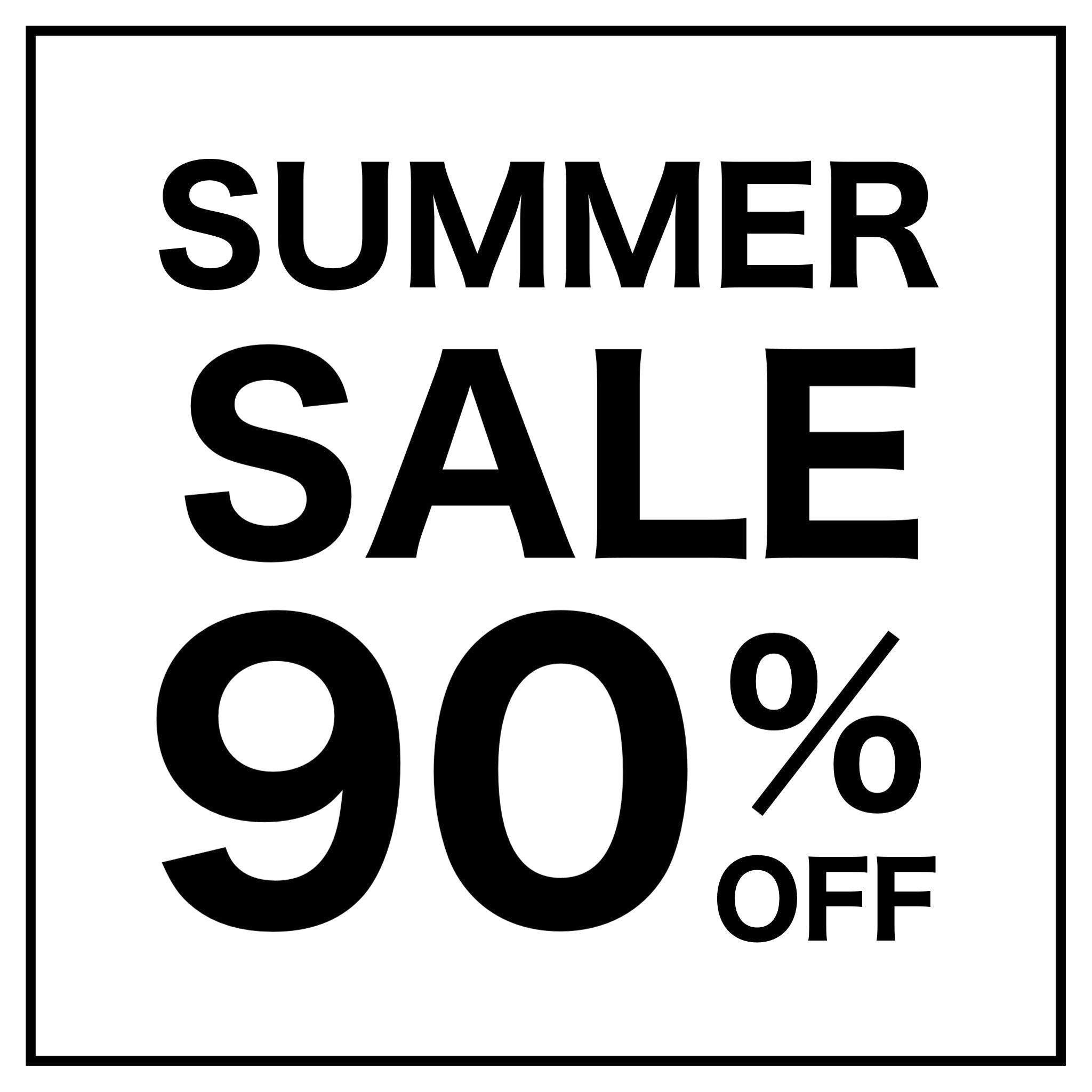 【MAX90％OFF】SUMMER SALE開催中！🔥