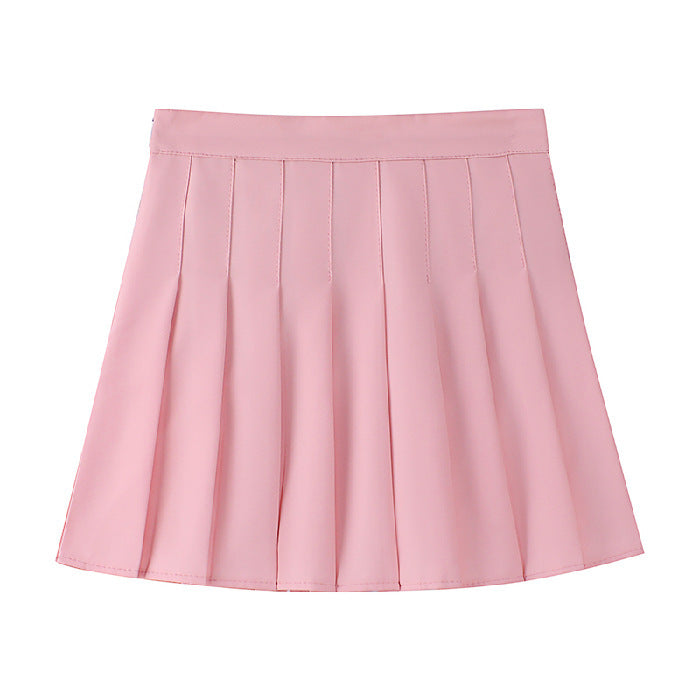 【4color】美脚見えハイウエストプリーツスカート SS-000176