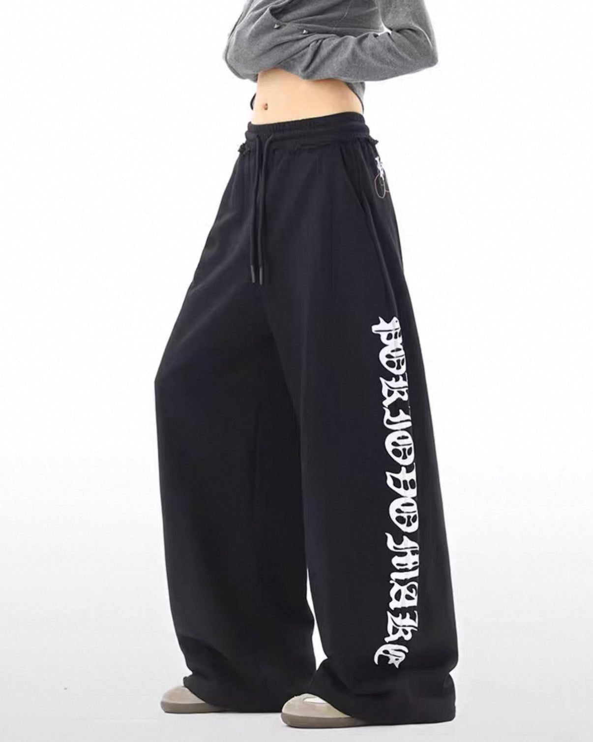サイドロゴ ワイドスウェットパンツ SS-000675