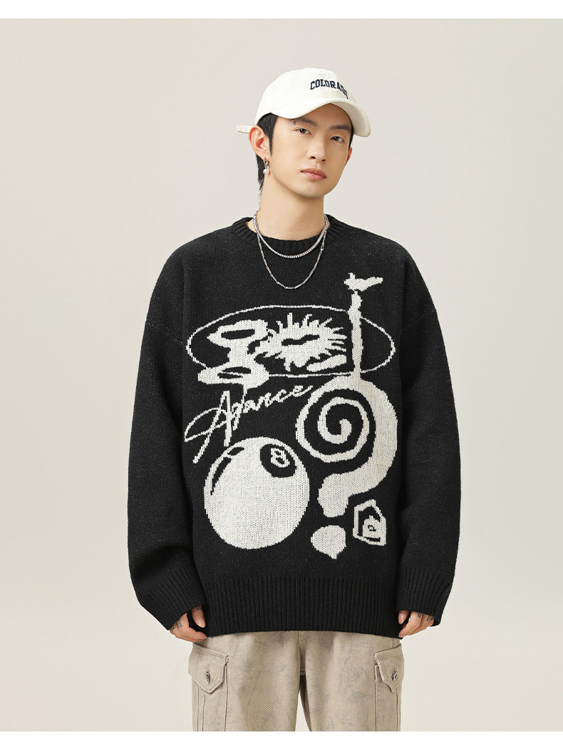 グラフィックニットセーター SS-000712