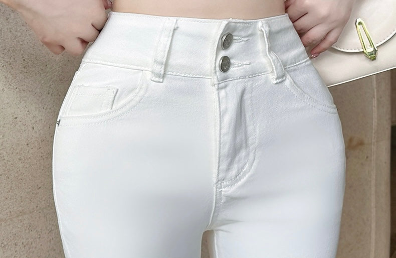 【骨盤パッド入り】MOMO DENIM フレアデニムパンツ SS-000655