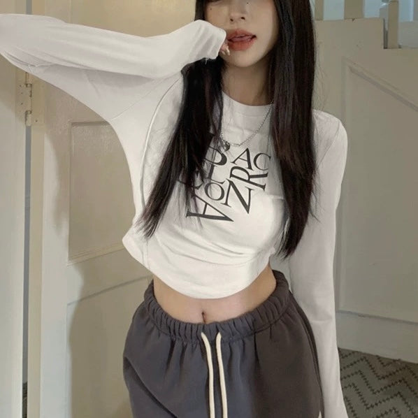 ロゴプリント入りロングTシャツ SS-000631