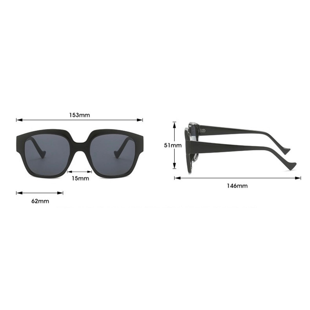 【4color】Playful Color Block Sunglasses SS-000033