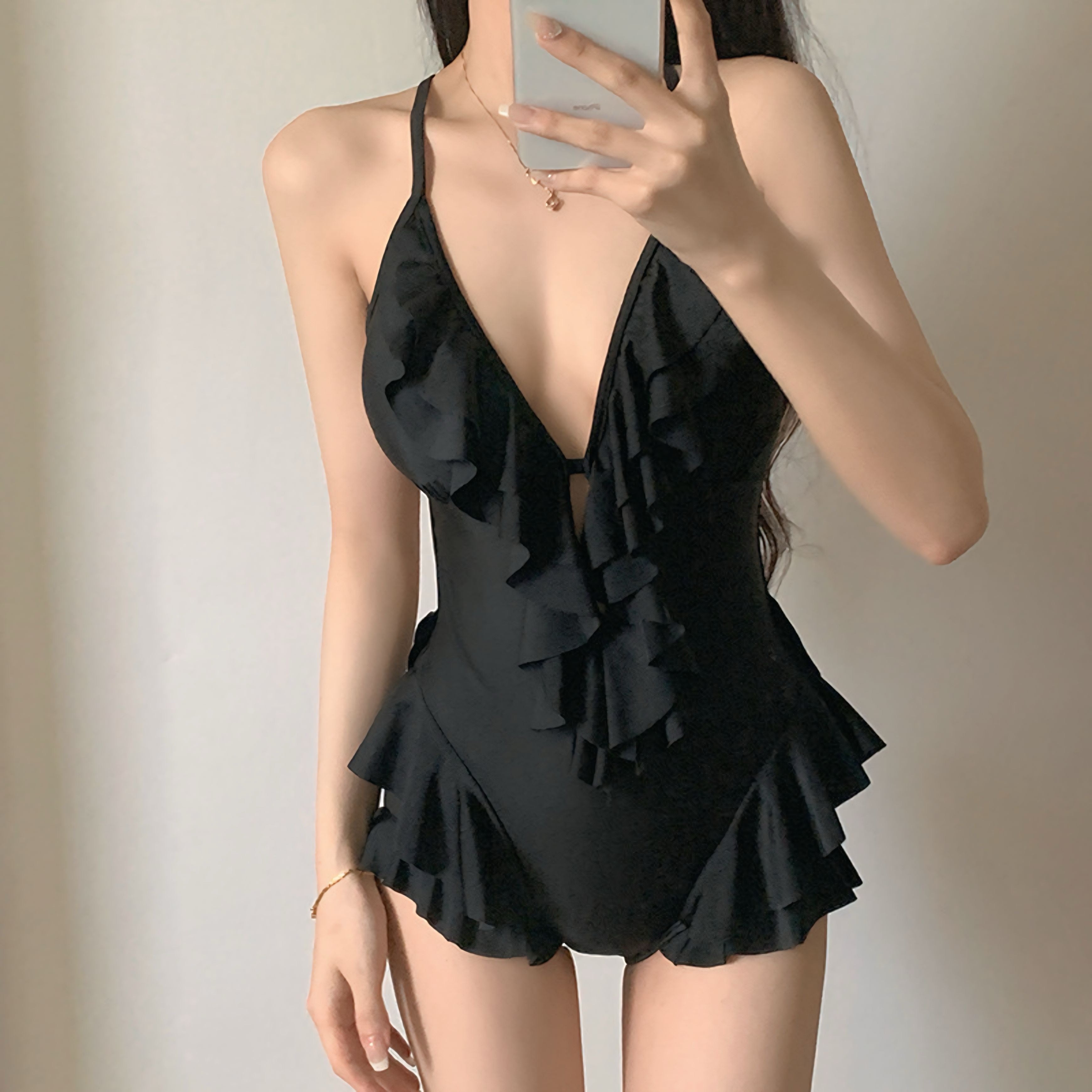Ruffle Charm One-Piece Swimwear SS-000057