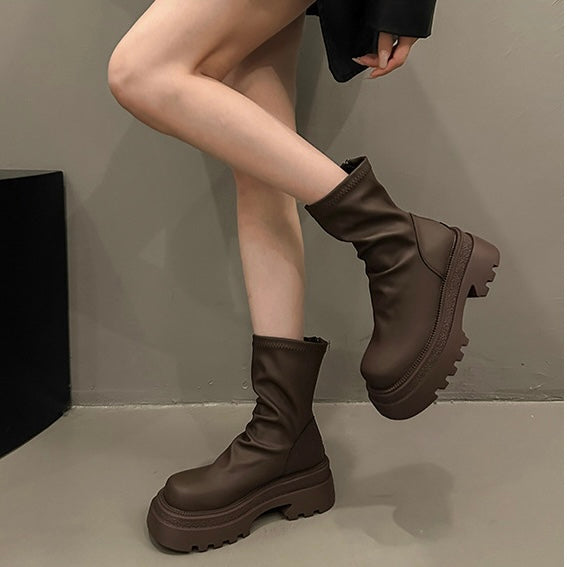 厚底ストレッチブーツ SS-000644