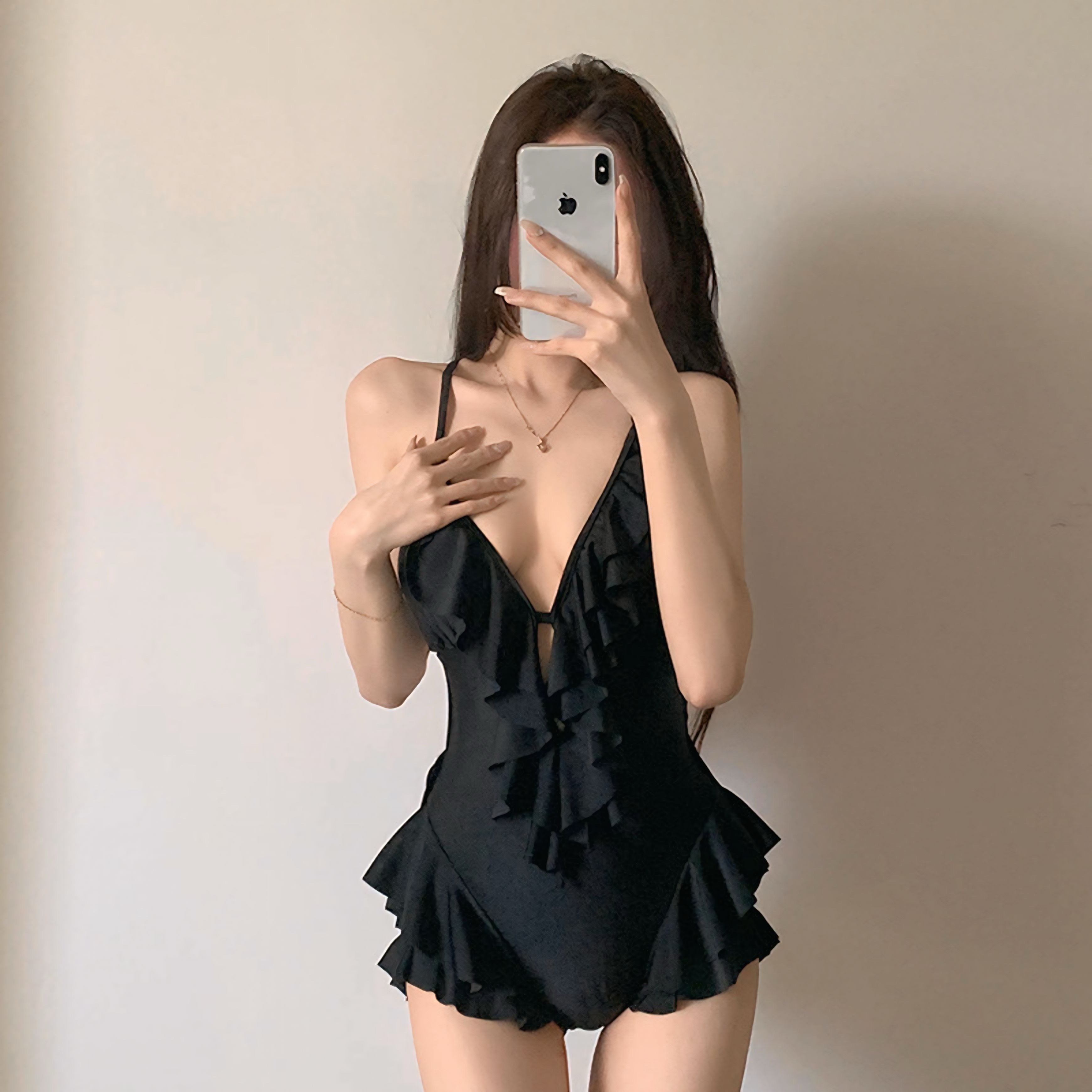 Ruffle Charm One-Piece Swimwear SS-000057