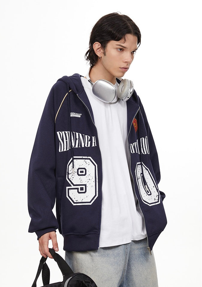 オーバーサイズ ナンバリングフーディ SS-000697