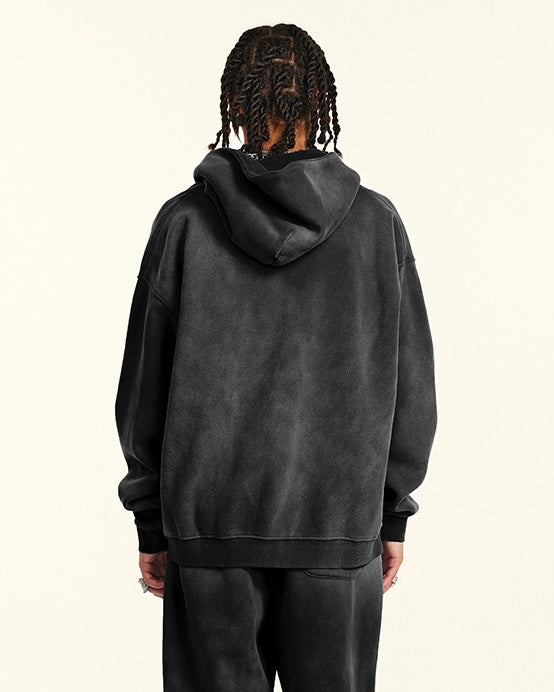 ヴィンテージ ウォッシュ グラフィックジップパーカー SS-000730