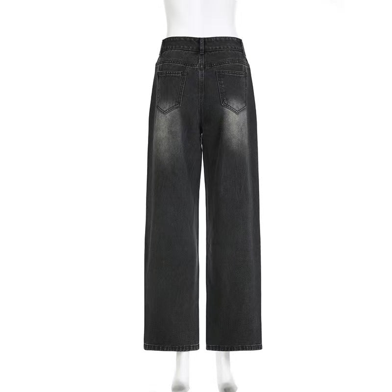 ストーンブラックデニムパンツ SS-000638