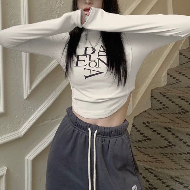 ロゴプリント入りロングTシャツ SS-000631