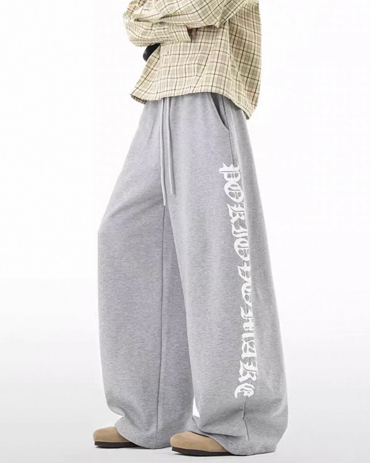 サイドロゴ ワイドスウェットパンツ SS-000675