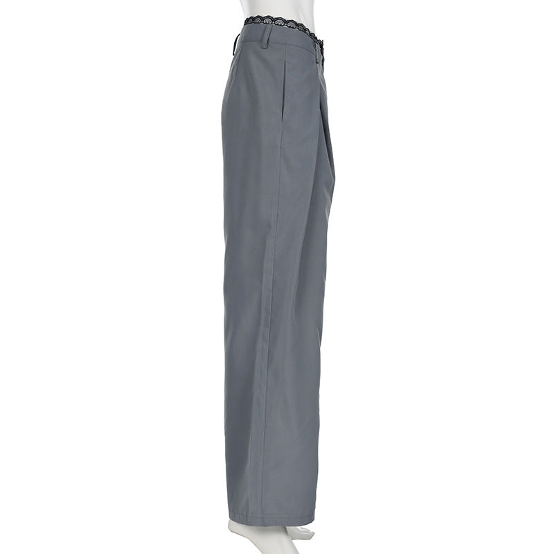 タックワイドスラックスパンツ ゆるっとお洒落な抜け感パンツ SS-000293