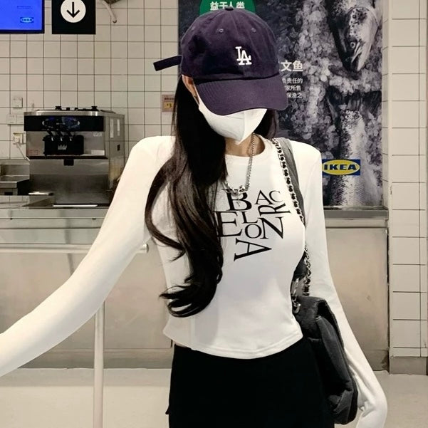 ロゴプリント入りロングTシャツ SS-000631